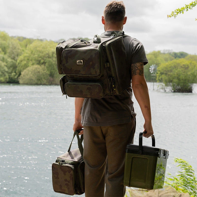 Ridge Monkey Ruggage 40L Rucksack & Accessory Case Bundle